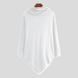 Men's,Gothic,Sleeve,Asymmetric,Shirt,Spring,Autumn,Comfortable,Hiking,Travel