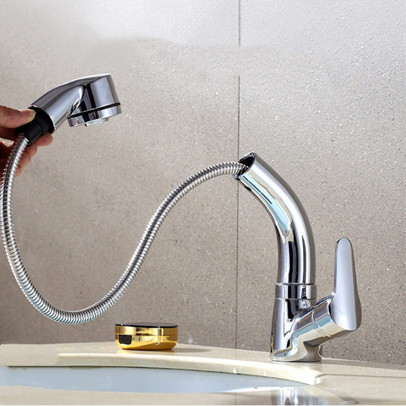 Bathroom,Faucet,Basin,Mixer,Faucet,Degree,Rotating,Retractable,Water,Mixer,Mount