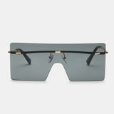 Unisex,Gradient,Color,Square,Frameless,Fashion,Protection,Sunglasses