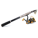 ZANLURE,Carbon,Telescopic,Fishing,Combo,Fishing