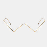 Women,Pieces,Without,Shape,Metal,Diamond,Decoration,Fashion,Decoration,Eyeglasses