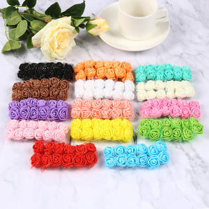 144pcs,Colors,Artificial,Flowers,Roses,Wedding,Bouquet,Decorations