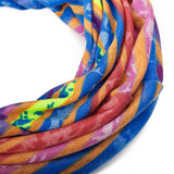 Women,Cotton,Earmuffs,Rainbow,Stripe,Beanie,Scarf,Outdoor,Double,Layers,Skullcap