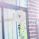 Metal,Hanging,Silent,Spinner,Chimes,Garden,Decor,Center