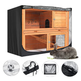 Dustproof,Double,Layer,Rabbit,Hutch,Cover,Protection