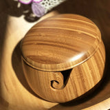 Wooden,Bamboo,Holder,Cover,Skeins,Knitting,Crochet,Decorations