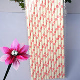 25Pcs,Paper,Straws,Birthday,Wedding,Decoration,Party,Straws,Supply,Creative,Paper,Drinking,Straw