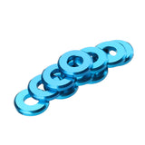 Suleve,M5AW1,10Pcs,Aluminum,Alloy,Fender,Screw,Washer,Spacer,Gasket,Multicolor