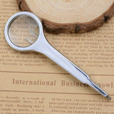 Magnifier,Multifunctional,Tweezer,Portable,Stainless,Steel,Magnifying,Glass