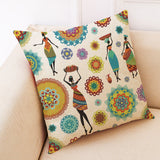 Ethnic,Style,Cotton,Linen,Cushion,Cover,Square,Decoration,Pillowcase,House,Decor,Pillow