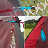 Aluminum,Alloy,Outdoor,Camping,Buckle,Shape,Shape,Windproof,Awning,Accessories