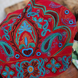 Women,Ethnic,Flowers,Embroidery,Beanie,Vintage,Bandanas,Original,Design