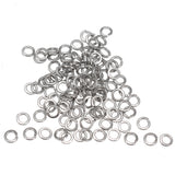 100Pcs,Stainless,Steel,Split,Washers,Spring,Washers