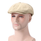 Unisex,Solid,Color,Simple,Cotton,Beret,Outdoor,Casual,Sunshade,Adjustable,Painter