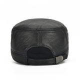 Winter,Leather,Earmuffs,Protection,Outdoor,Durable,Military,Peaked