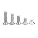 Suleve,M3SH7,50Pcs,Stainless,Steel,Socket,Countersunk,Screws,Bolts,Length