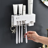 Automatic,Toothpaste,Dispenser,Toothbrush,Sterilizer,Charged,Mount,Toothbrush,Holder