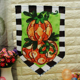 12.5''x18'',Garden,Tom's,Pumpkin,Topiary,Autumn,Holiday,Banner,Decorations