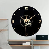 Emoyo,ECY003,Musical,Clock,Black,Album,Clock,Office,Decorations