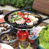 Portable,Korean,Outdoor,Barbecue,Grill,Camping,Stove,Plate,Roasting,Cooking