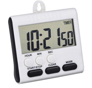 Loskii,Screen,Magnetic,Alarm,Digital,Kitchen,Timer,Hours,Clock,Timer,Stand