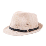 Women,Summer,Outdoor,Breathable,Leather,Crimping,Panama