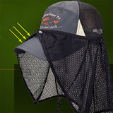 Nylon,Summer,Outdoor,Fishing,Climbing,Protection,Curved,Visor,Adjustable,Detachable,Baseball