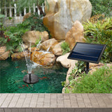 Solar,Powered,Water,Filter,Submersible,Power,Fountain,Water,Garden
