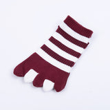 Women,Cotton,Color,Socks,Stripes,Comfortable,Socks