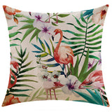 45x45cm,Fashion,Flamingo,Cotton,Linen,Pillowcase,Decorative,Pillow