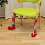 Christmas,Table,Cover,Dinner,Chair,Cover,Santa,Claus,Boots,Chair,Slipcover,Office,Furniture,Decorations,Ornament
