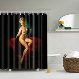 Bathroom,Shower,Curtains,Woman,Shower,Curtain,Waterproof,Polyester,Fabric,Screen