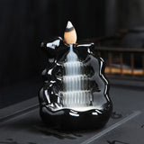 Porcelain,Backflow,Ceramic,Incense,Burner,Holder,Buddhist,Cones