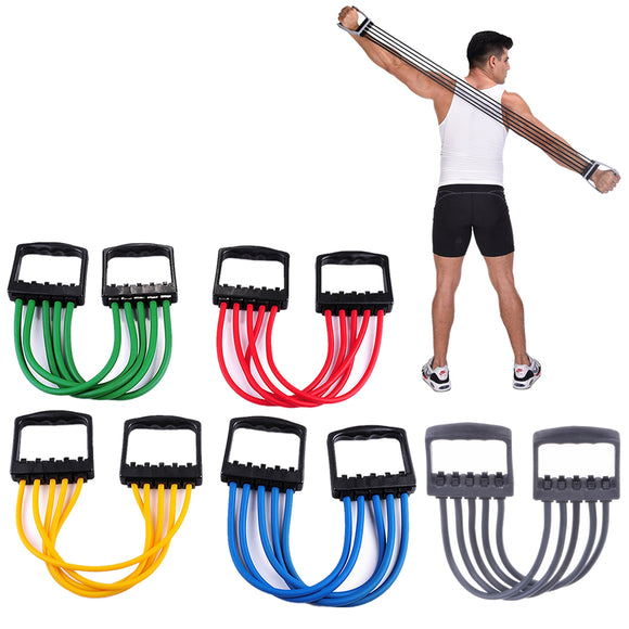 Spring,Ajustable,Strength,Trainer,Fitness,Rubber,Chest,Expander,Exercise,Resistance,Bands,Fitness