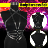 Adjustable,Women,Leather,Harness,Waist,Strap,Corset,Bustier,Nightclub,Queen,Essential