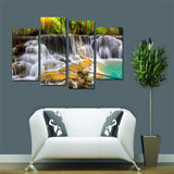 Miico,Painted,Combination,Decorative,Paintings,Ancient,Small,Waterfall,Decoration