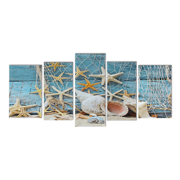 Conch,Fishing,Starfish,Canvas,Painting,Waterproof,Pictures,Frameless,Paintings