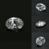 Unheated,56.66ct,White,Sapphire,18X25mm,Loose,Jewelry