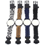 IPRee,Survival,Compasss,Bracelet,Watch,Emergency,Nylon,Paracord,Wristband