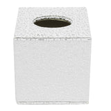 Square,Leather,Tissue,Toilet,Holder,Cover,Paper,Decor,Silver