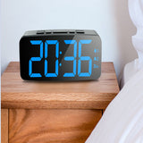 Digital,Alarm,Clock,Adjustable,Bedside,Clock,Snooze,Clock