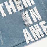 Men's,Jumpsuits,Shorts,Summer,Street,Distressed,Denim,Overalls,Hiking,Travel,Holiday