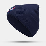 Unisex,Embroidery,Winter,Outdoor,Windproof,Warmer,Thick,Beanie