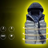 TENGOO,Men's,Electric,Jacket,Modes,Charging,Heating,Warmer,Clothes,Lightweight,Washable,Winter,Thermal