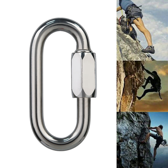 XINDA,Climbing,Carabiner,Mountain,Safety,Master,Screw,Shaped,Buckle,Outdoor,Hiking,Hunting