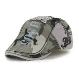 Unisex,Cotton,Camouflage,Beret,Buckle,Adjustable,Paper,Military,Cabbie,Gentleman