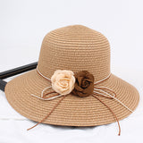 Women,Folding,Woven,Brimmed,Bucket,Outdoor,Bandage,Beach,Dress,Visor,Bowknot