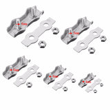 10Pcs,Stainless,Steel,Duplex,Cable,Grips,Clamps,Caliper