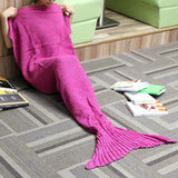 Honana,Knitting,Mermaid,Blankets,Fibers,Office,Sleep