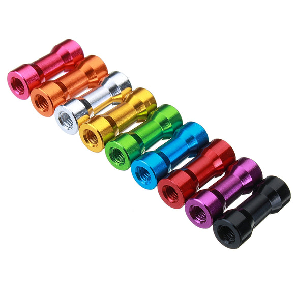 Suleve,M3AS10,10Pcs,Aluminum,Alloy,Standoff,Spacer,Round,Column,MultiColor,Smooth,Surface